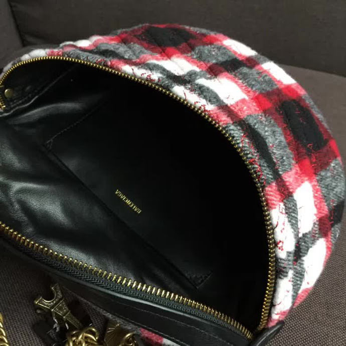 BALENCIAG巴黎世家 半月腰包 進口絨布 滿飾Balenciaga標識提花  BL1809